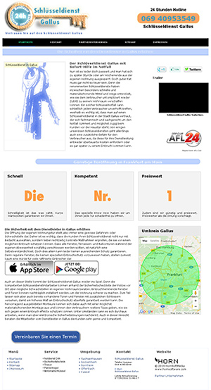 Schluesseldienst Gallus Webseite